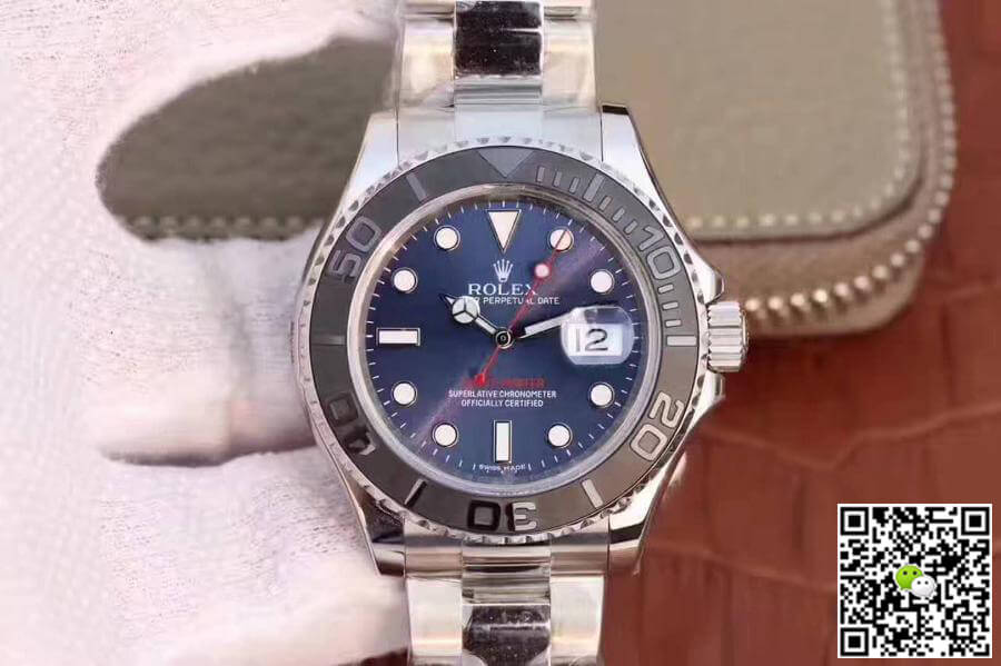 Best Replica Replica Rolex Yacht-Master 116622LN EW Factory 1:1 Best Edition Swiss ETA3135 Blue Dial - Colareps
