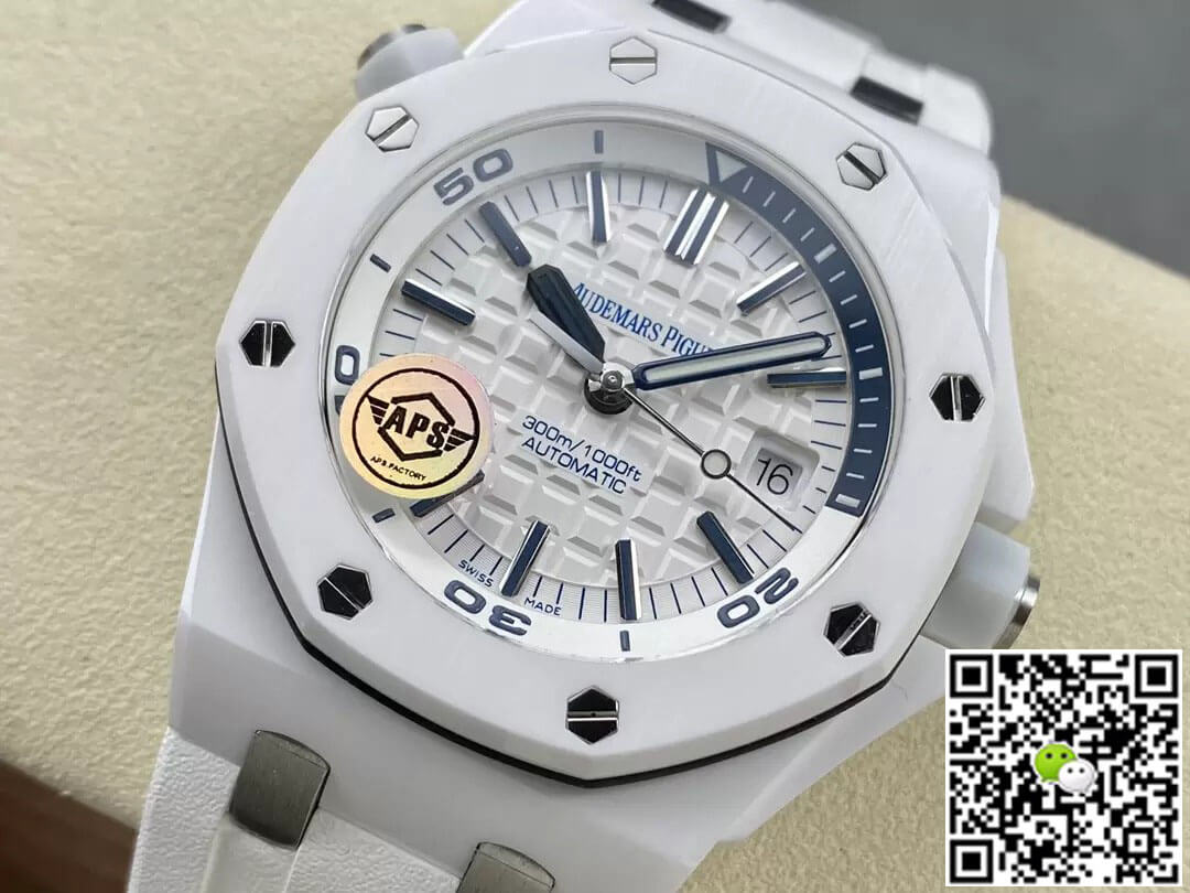 Best Replica Replica Audemars Piguet Royal Oak Offshore 15707CB.OO.A010CA.01 1:1 Best Edition APS Factory White Dial - Colareps