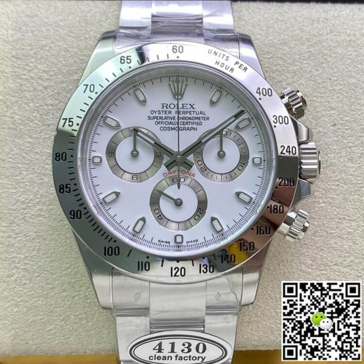 Best Replica Replica Rolex Cosmograph Daytona 116520LN 1:1 Best Edition Clean Factory White Dial - Colareps