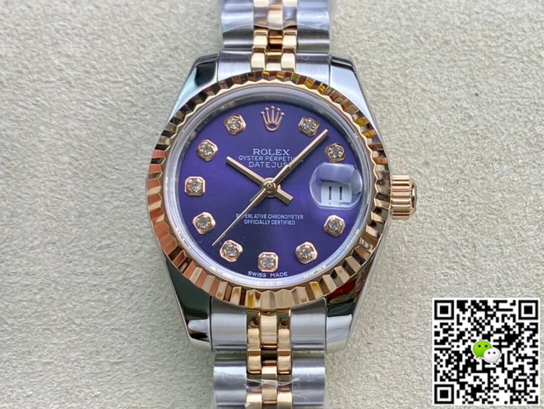 Best Replica Replica Rolex Datejust M279171-0015 28MM 1:1 Best Edition BP Factory Purple Dial - Colareps