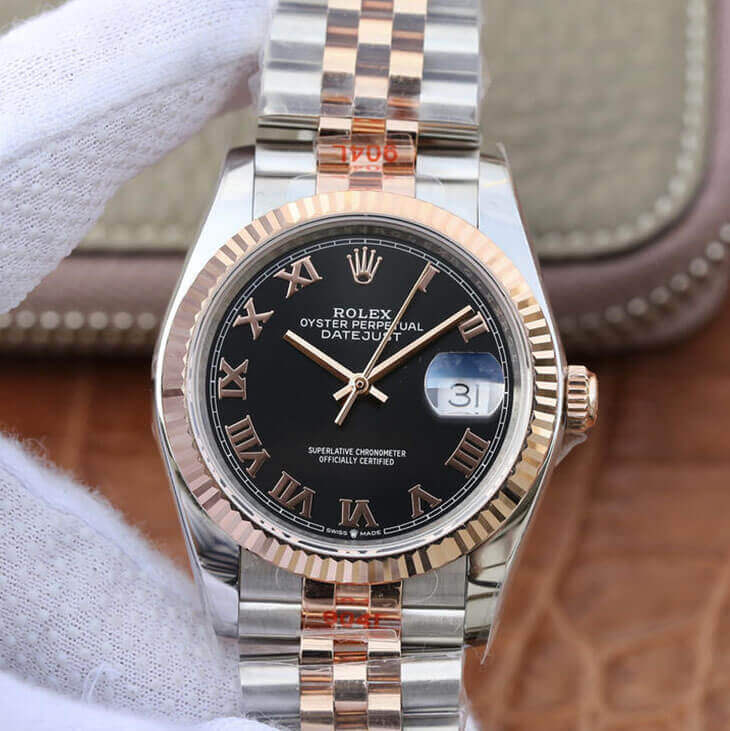 Best Replica Replica Rolex Datejust 116231 36MM 1:1 Best Edition GM Factory Black Dial - Colareps