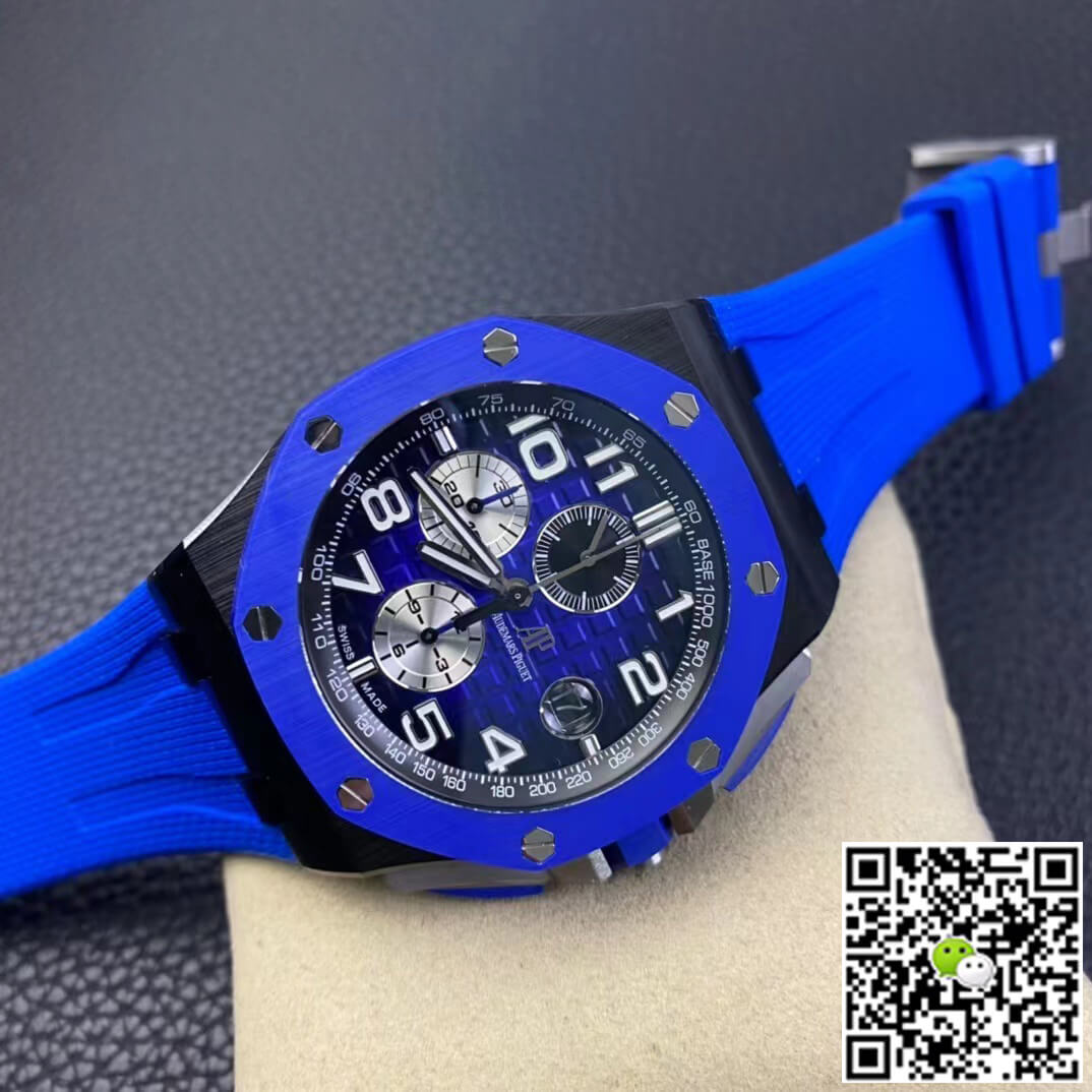 Best Replica Replica Audemars Piguet Royal Oak Offshore 26405CE.OO.A030CA.01 1:1 Best Edition RS Factory Blue Dial - Colareps