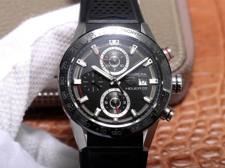 Best Replica Replica TAG Heuer Carrera CAR201Z.FT6046 1:1 Best Edition XF Factory Black Dial - Colareps