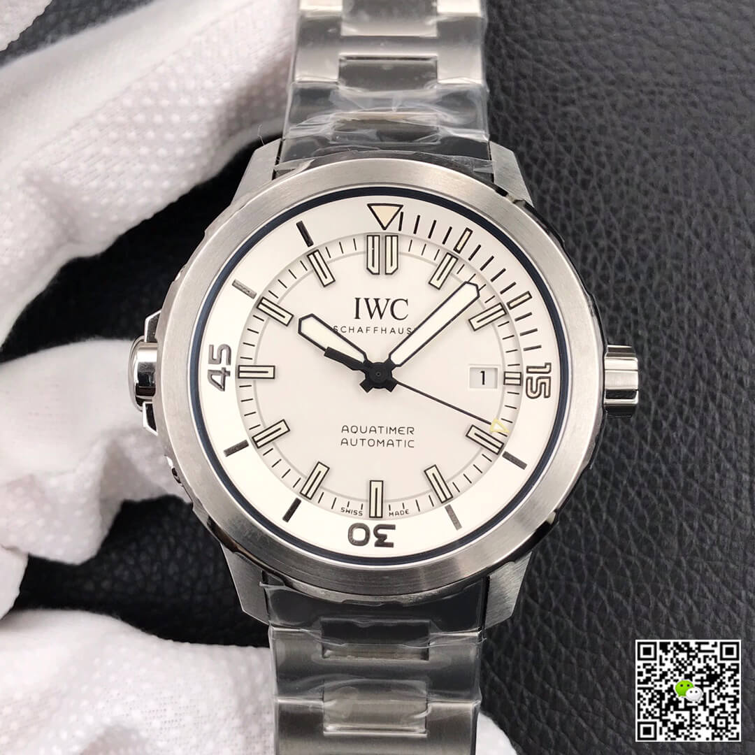 Best Replica Replica IWC Aquatimer IW329004 1:1 Best Edition V6 Factory Silver White Dial - Colareps