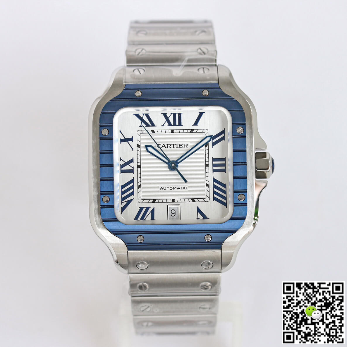 Best Replica Cartier Watch Rep Santos 1:1 Best Edition GF Factory Stainless Steel Strap - Colareps