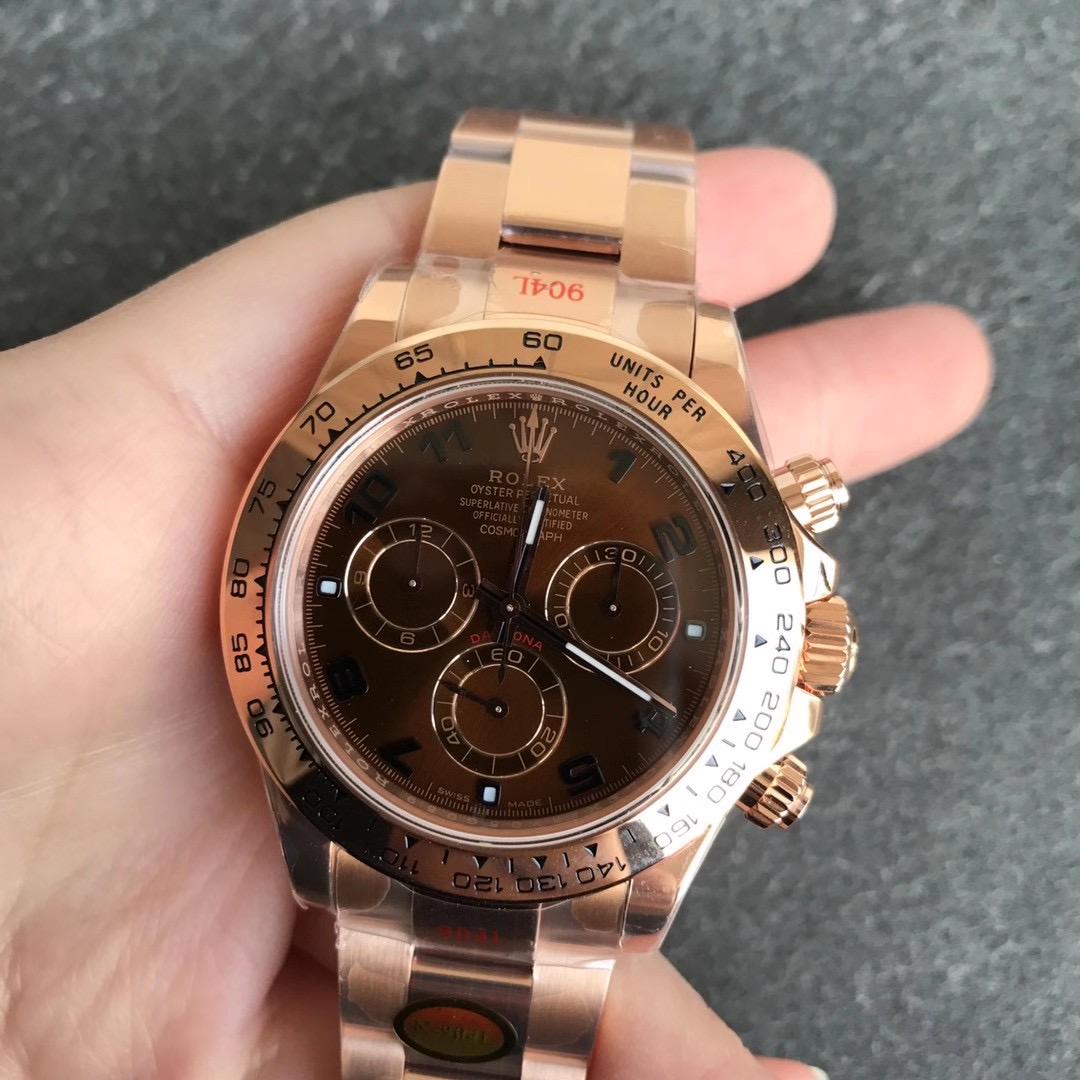 Best Replica Replica Rolex Daytona m116505-0011 1:1 Best Edition Noob Factory Brown Dial - Colareps