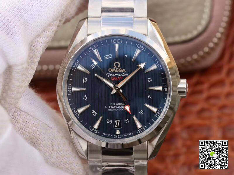 Best Replica Replica Omega Seamaster Aqua Terra 231.10.43.22.03.001 VS factory 1:1 Best Edition Swiss ETA8605 Blue Textured Dial - Colareps