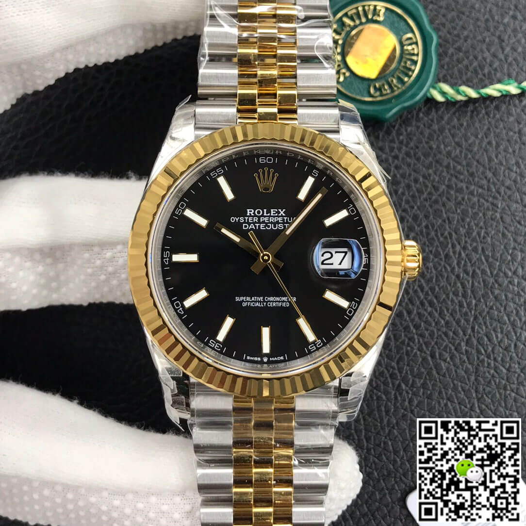 Best Replica Replica Rolex Datejust M126333-0014 1:1 Best Edition VS Factory Black Dial - Colareps