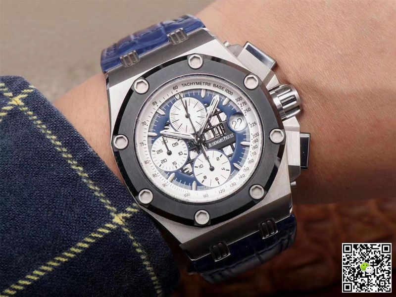 Best Replica Replica Audemars Piguet Royal Oak Offshore 26078PO.OO.D018CR.01 1:1 Best Edition JF Factory Blue Dial Swiss ETA3126 - Colareps