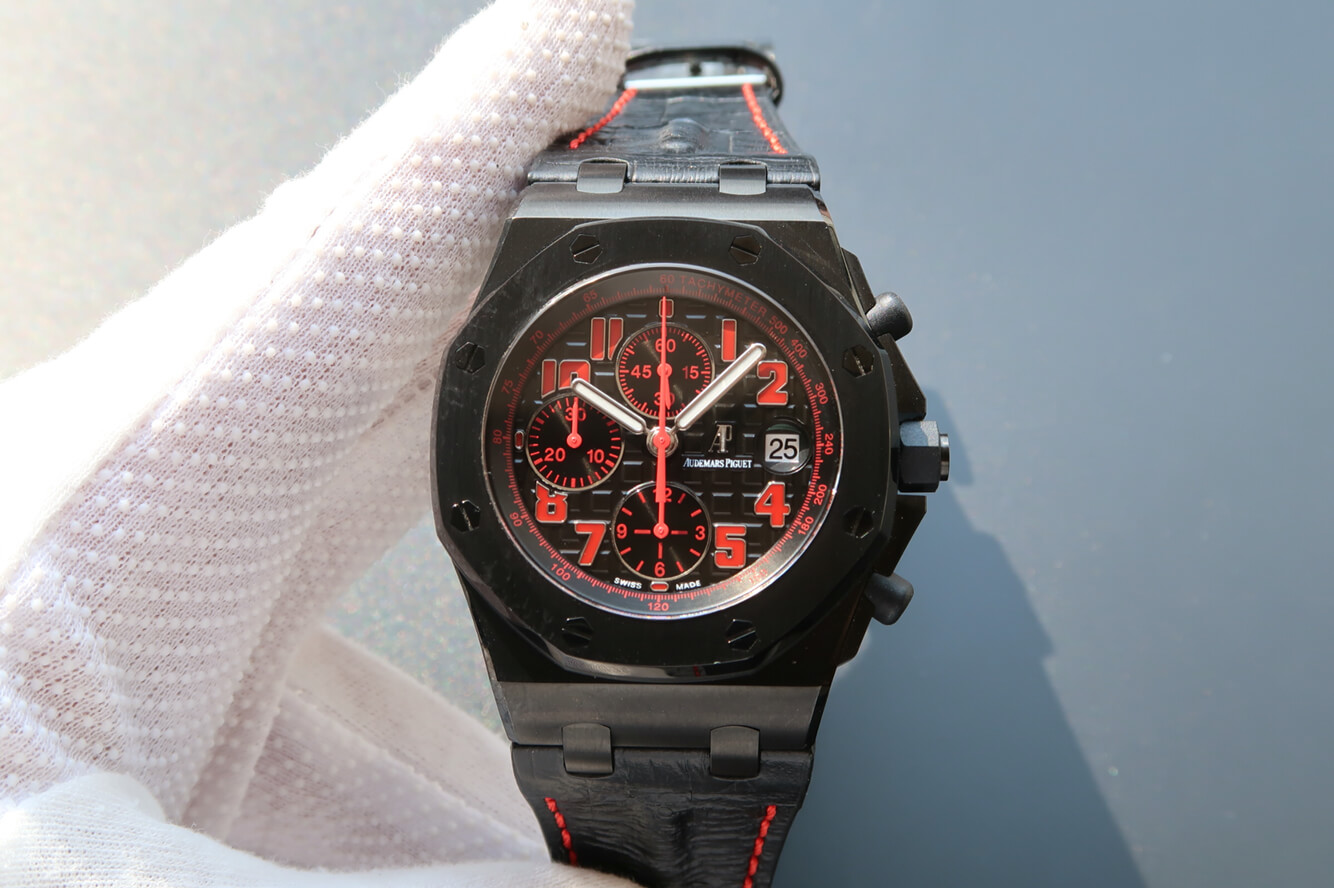 Best Replica Replica Audemars Piguet Royal Oak Offshore 26186SN.OO.D101CR.01 1:1 Best Edition JF Factory Black Dial - Colareps