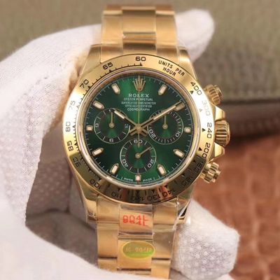 Best Replica Rolex Daytona Replica M116508-0013 1:1 Best Edition Noob Factory Green Dial Swiss ETA4130 - Colareps
