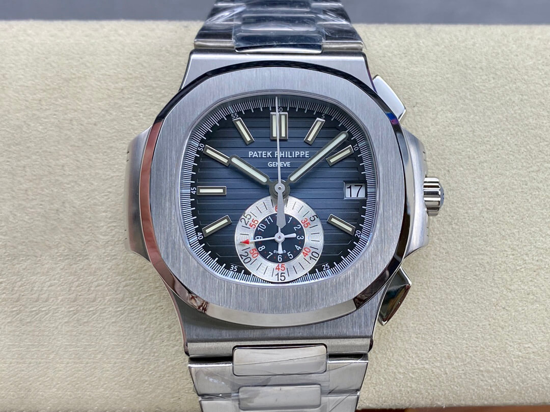 Best Replica Replica Patek Philippe Nautilus 5980/1A-001 1:1 Best Edition PPF Factory Blue Dial - Colareps