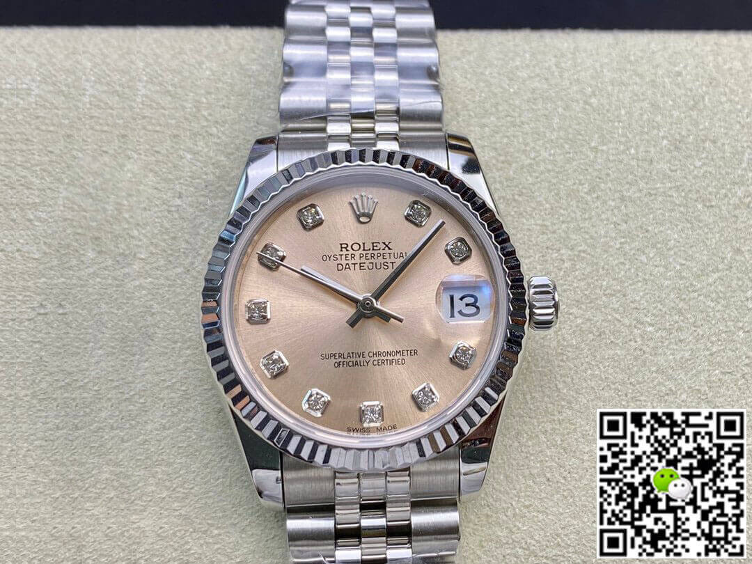 Best Replica Replica Rolex Datejust 31MM 1:1 Best Edition EW Factory Stainless Steel - Colareps