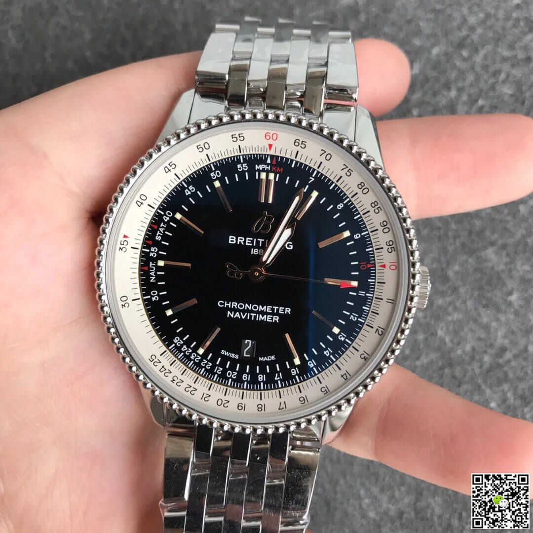 Best Replica Replica Breitling Navitimer 1 A17326211B1A1 1:1 Best Edition V7 Factory Black Dial - Colareps