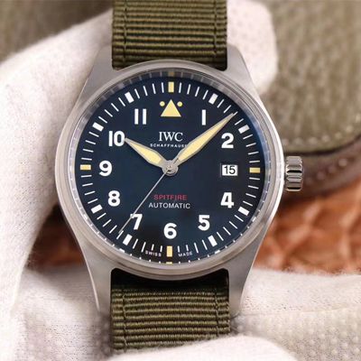 Best Replica Replica IWC Pilot Spitfire IW326801 1:1 Best Edition MKS Factory Black Dial Swiss ETA9015 - Colareps
