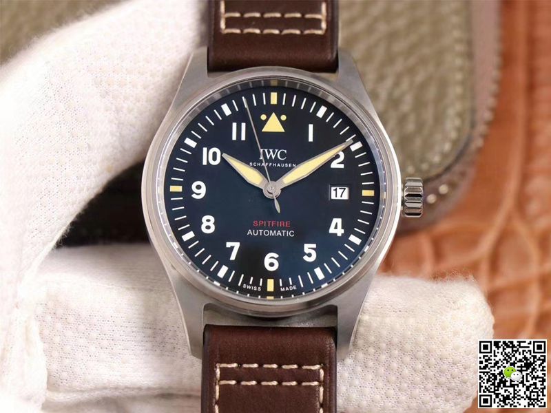 Best Replica Replica IWC Pilot Spitfire IW326803 1:1 Best Edition MKS Factory Black Dial Swiss ETA9015 - Colareps