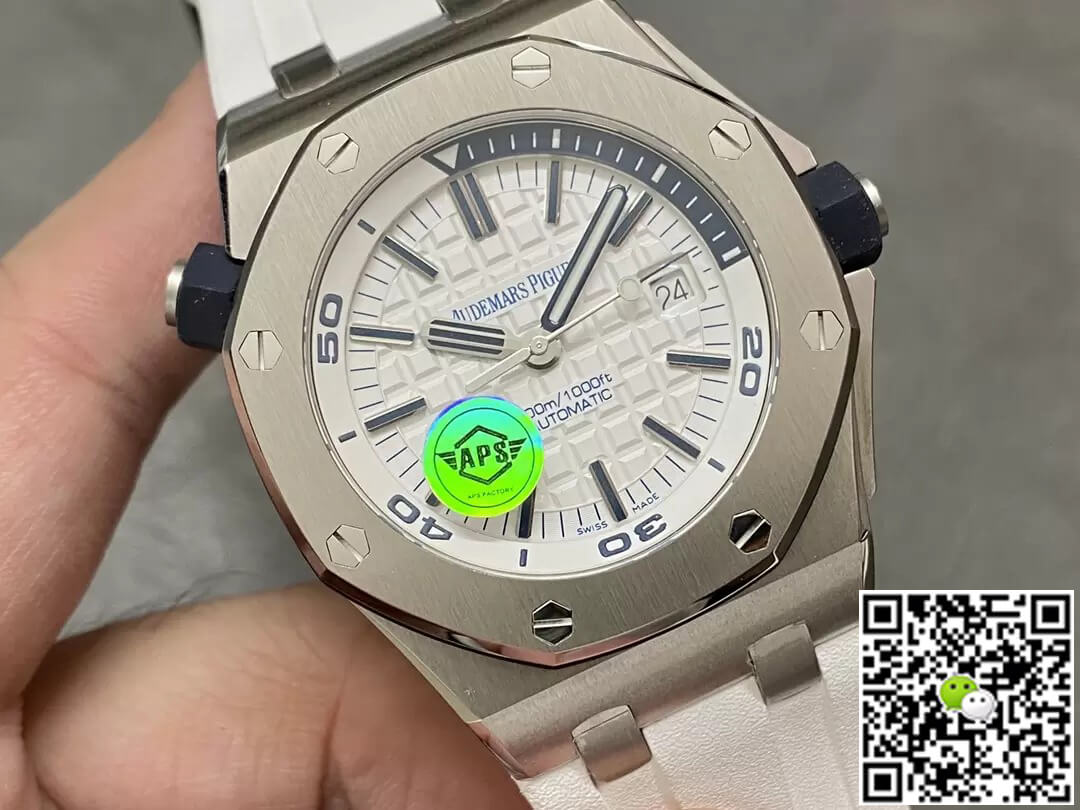 Best Replica Replica Audemars Piguet Royal Oak Offshore 15710ST.OO.A010CA.01 1:1 Best Edition APS Factory White Dial - Colareps