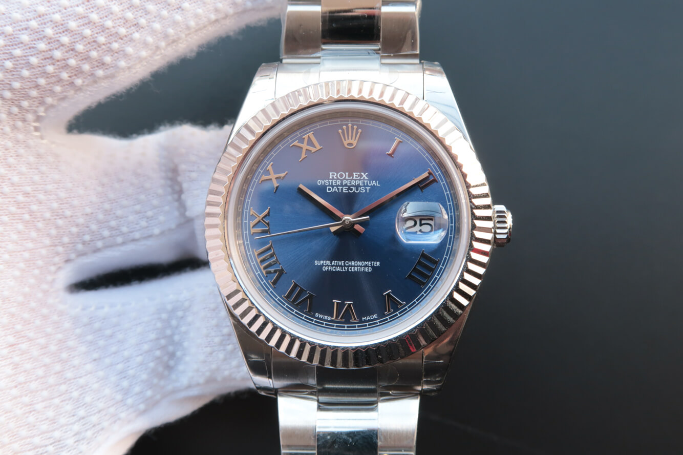 Best Replica Replica Rolex Datejust 116334 41MM 1:1 Best Edition EW Factory Blue Dial - Colareps