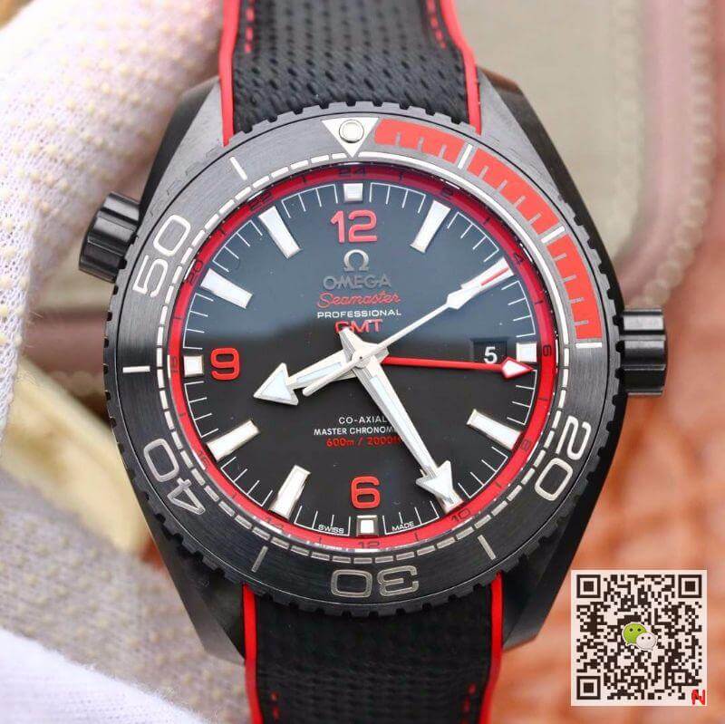 Best Replica Replica Omega Seamaster Planet Ocean 215.92.46.22.01.003 VS Factory 1:1 Best Edition Swiss ETA8906 Black Nylon Strap - Colareps