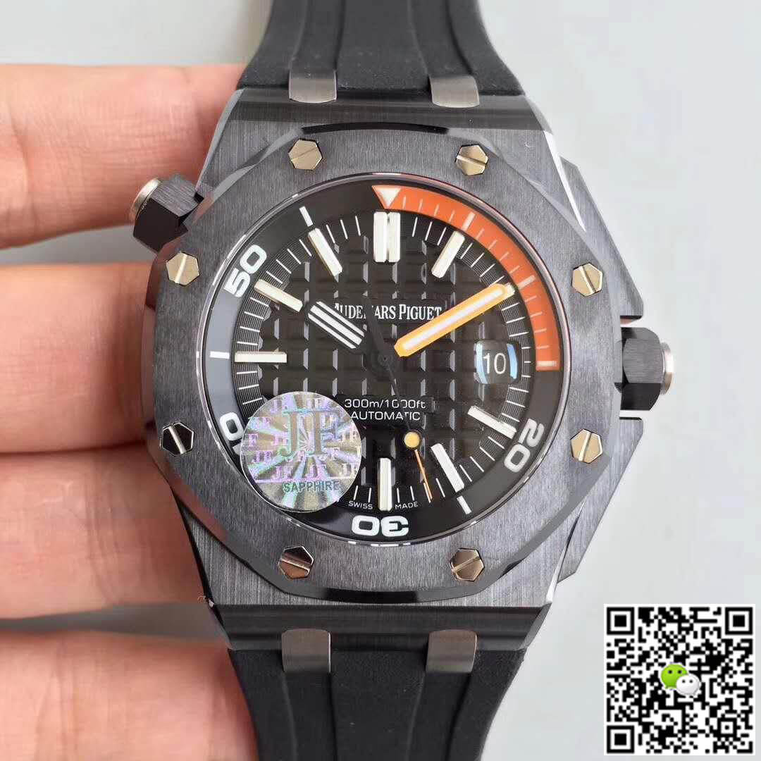 Best Replica Replica Audemars Piguet Divers Royal Oak Offshore Diver 15707CE.OO.A002CA.01 JF Factory 1:1 Best Edition Swiss ETA3120 - Colareps