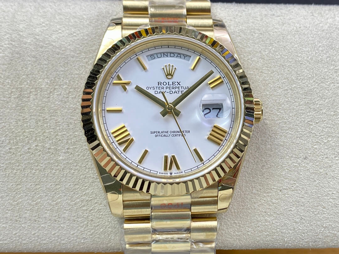 Best Replica Replica Rolex Day Date M228238-0042 1:1 Best Edition EW Factory White Dial - Colareps