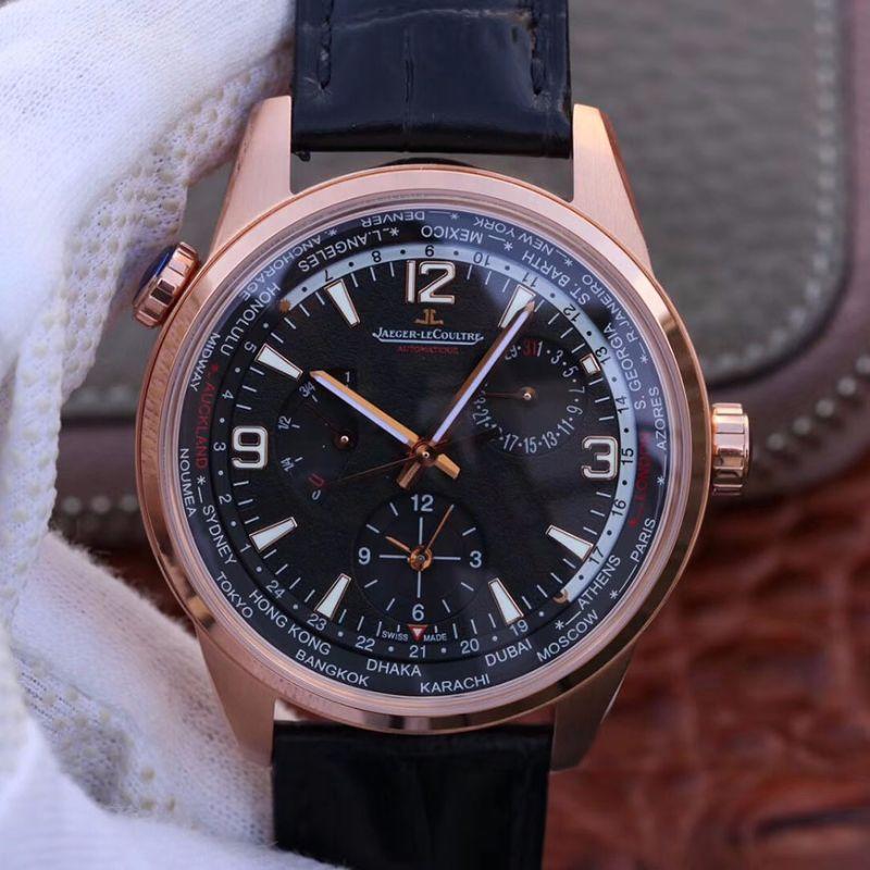 Best Replica Replica Jaeger-LeCoultre Master Geographic 904847J TWA Factory 42mm 1:1 Best Edition Swiss ETA936 - Colareps