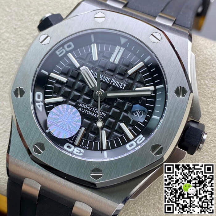 Best Replica Replica Audemars Piguet Royal Oak Offshore 15703 1:1 Best Edition JF Factory V10 Black Dial - Colareps