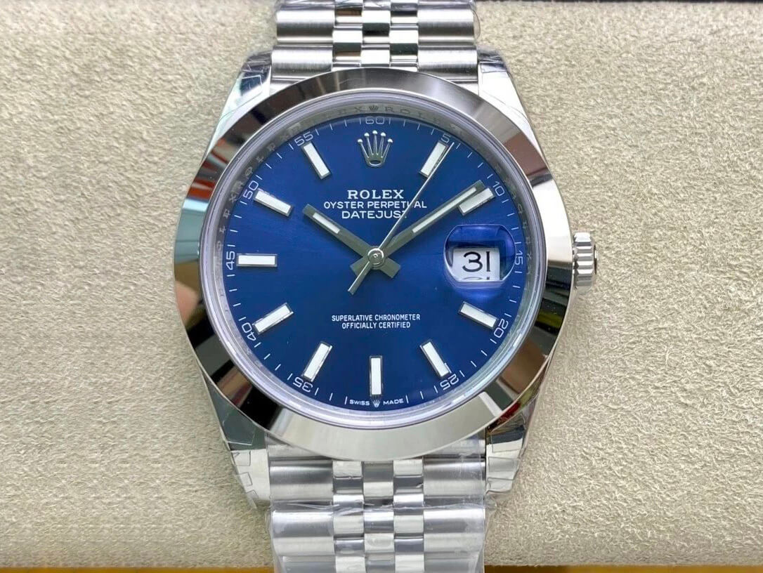Best Replica Replica Rolex Datejust M126300-0002 41MM 1:1 Best Edition VS Factory Blue Dial - Colareps