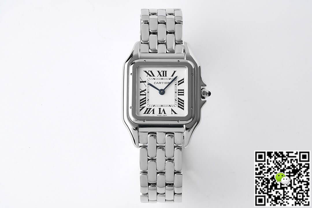 Best Replica Replica Panthere De Cartier WSPN0007 27MM 1:1 Best Edition BV Factory White Dial - Colareps
