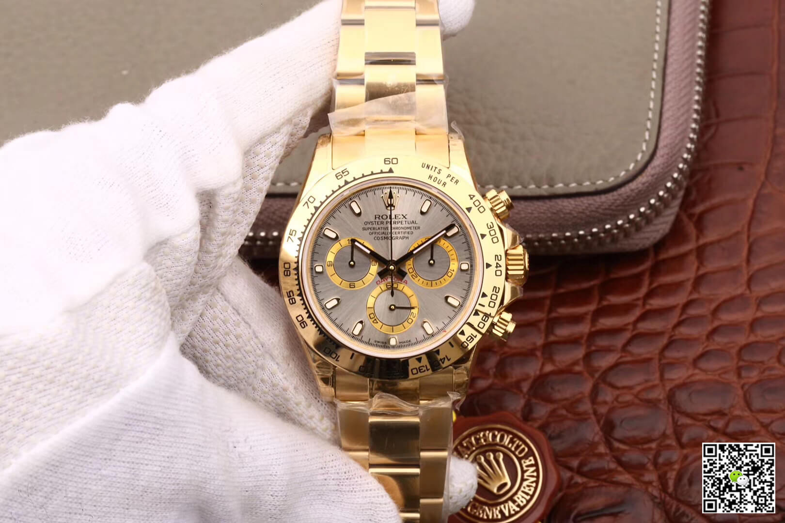 Best Replica Replica Rolex Daytona Cosmograph 116508 1:1 Best Edition JH Factory Gold - Colareps