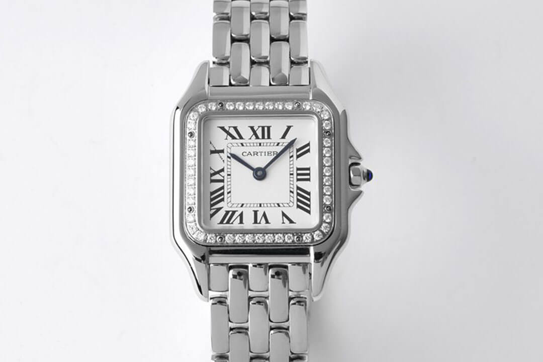 Best Replica Replica Panthere De Cartier W4PN0008 27MM 1:1 Best Edition BV Factory White Dial - Colareps