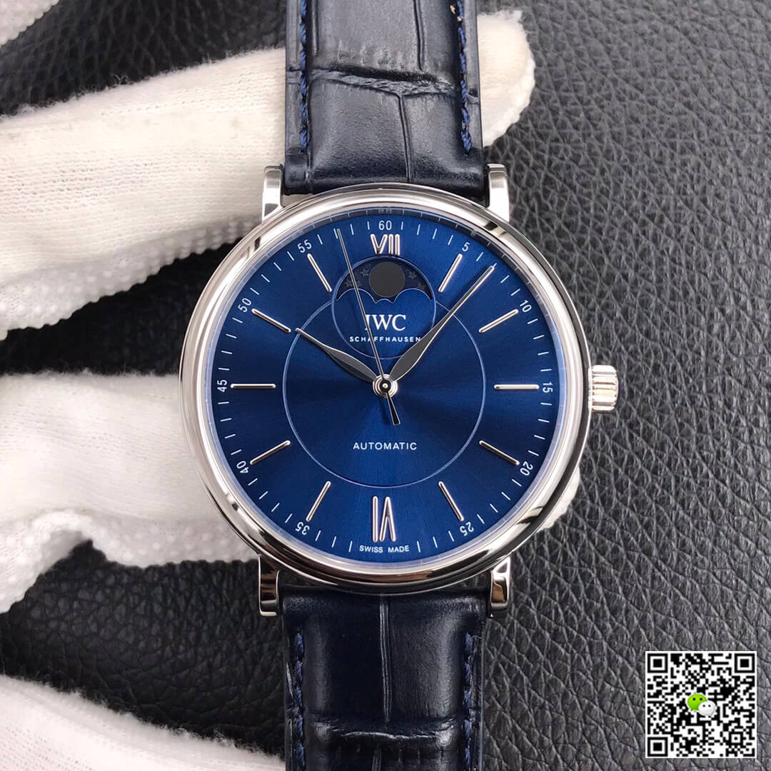 Best Replica Replica IWC Portofino Moon Phase IW459402 1:1 Best Edition MKS Factory Blue Dial - Colareps