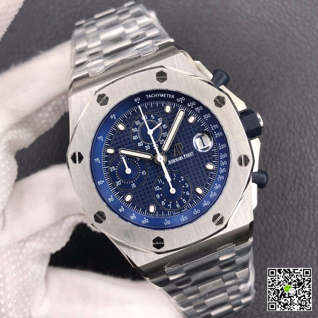 Best Replica Replica Audemars Piguet Royal Oak Offshore 26237ST 1:1 Best Edition JF Factory Blue Dial - Colareps