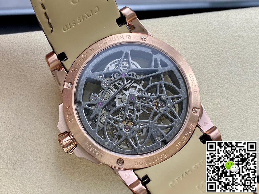 Best Replica Replica Roger Dubuis Excalibur RDDBEX0395 1:1 Best Edition YS Factory Double Tourbillon Dial - Colareps