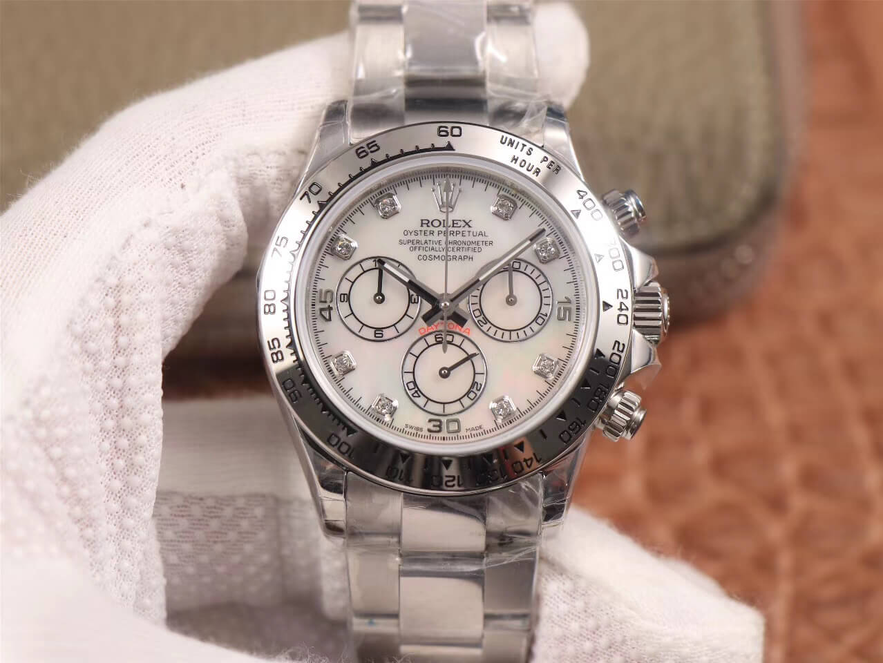 Best Replica Replica Rolex Daytona Cosmograph 116520-78590 1:1 Best Edition JH Factory Diamond Dial - Colareps