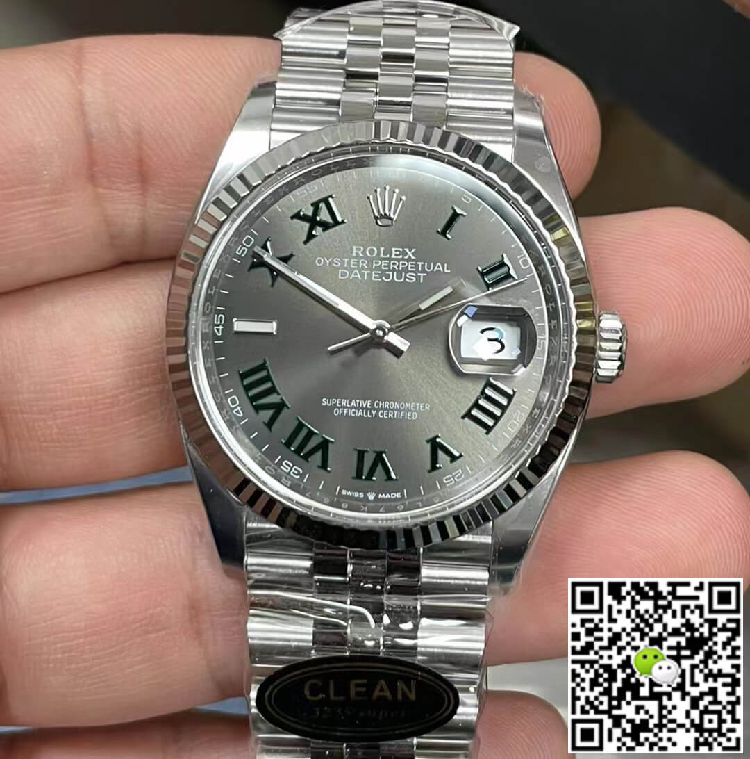 Best Replica Replica Rolex Datejust M126234-0045 36MM 1:1 Best Edition Clean Factory Gray Dial - Colareps