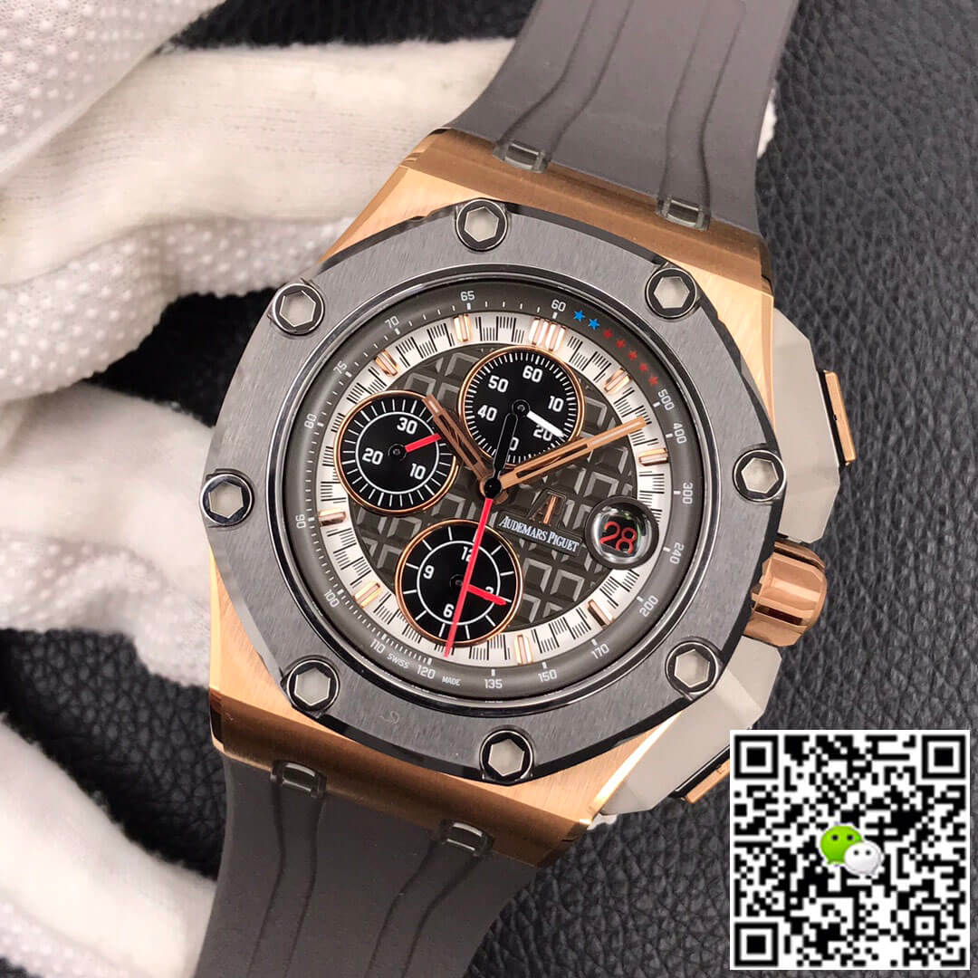 Best Replica Replica Audemars Piguet Royal Oak Offshore 26568OM.OO.A004CA.01 1:1 Best Edition JF Factory Rose Gold - Colareps