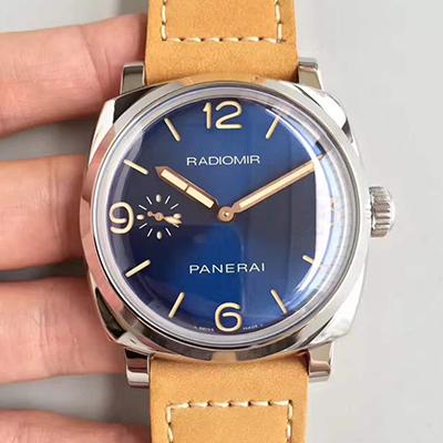 Best Replica Panerai Replica Radiomir 1940 PAM690 ZF Factory 1:1 Best Edition Swiss ETA P3000 Superlumed Blue Dial - Colareps