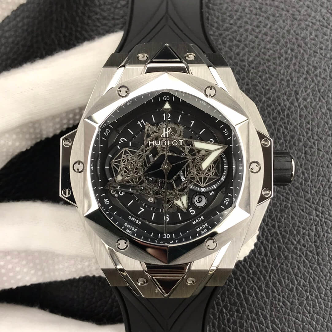 Best Replica Replica Hublot Big Bang Sang Bleu II 418.NX.1107.RX.MXM19 1:1 Best Edition HB Factory Black Dial - Colareps