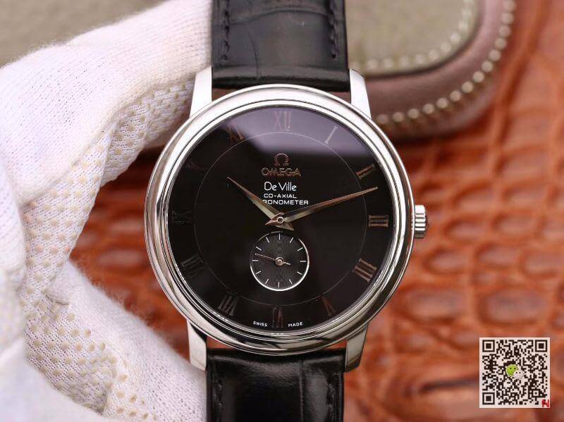 Best Replica Replica Omega De Ville Prestige 4813.40.01 Men Watches 1:1 Best Edition Swiss ETA 9015 Black dial - Colareps