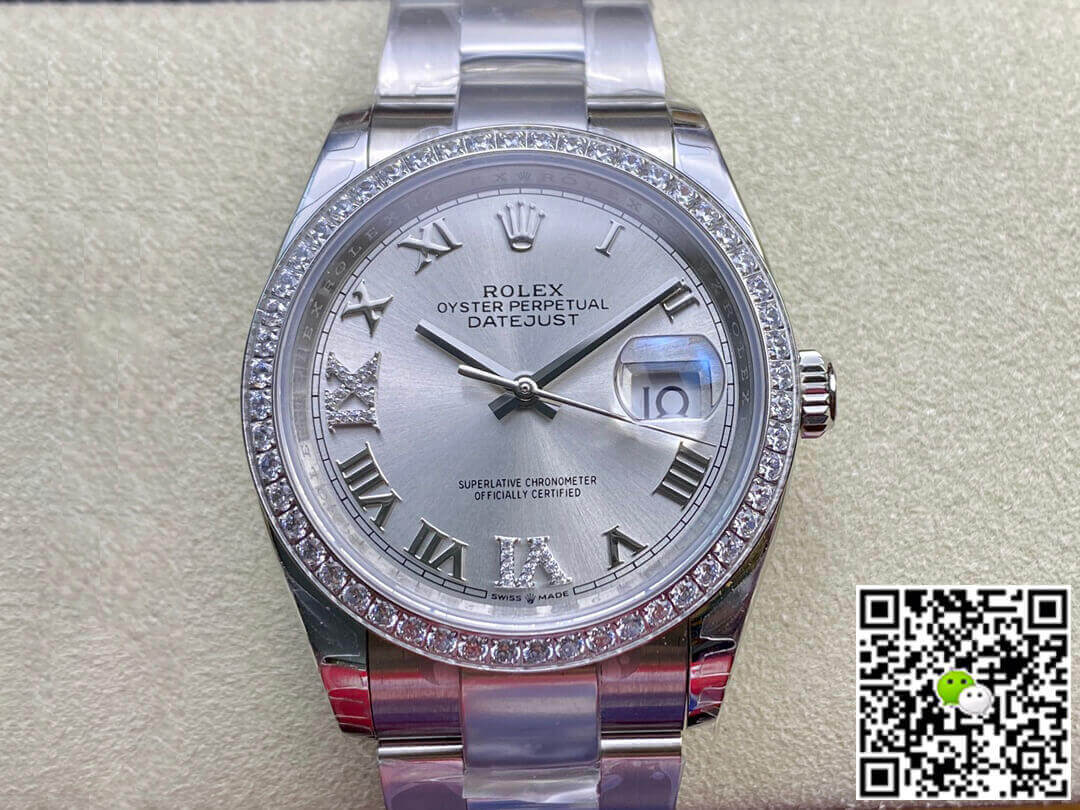 Best Replica Replica Rolex Datejust M126284RBR-0022 1:1 Best Edition EW Factory Silver Dial - Colareps