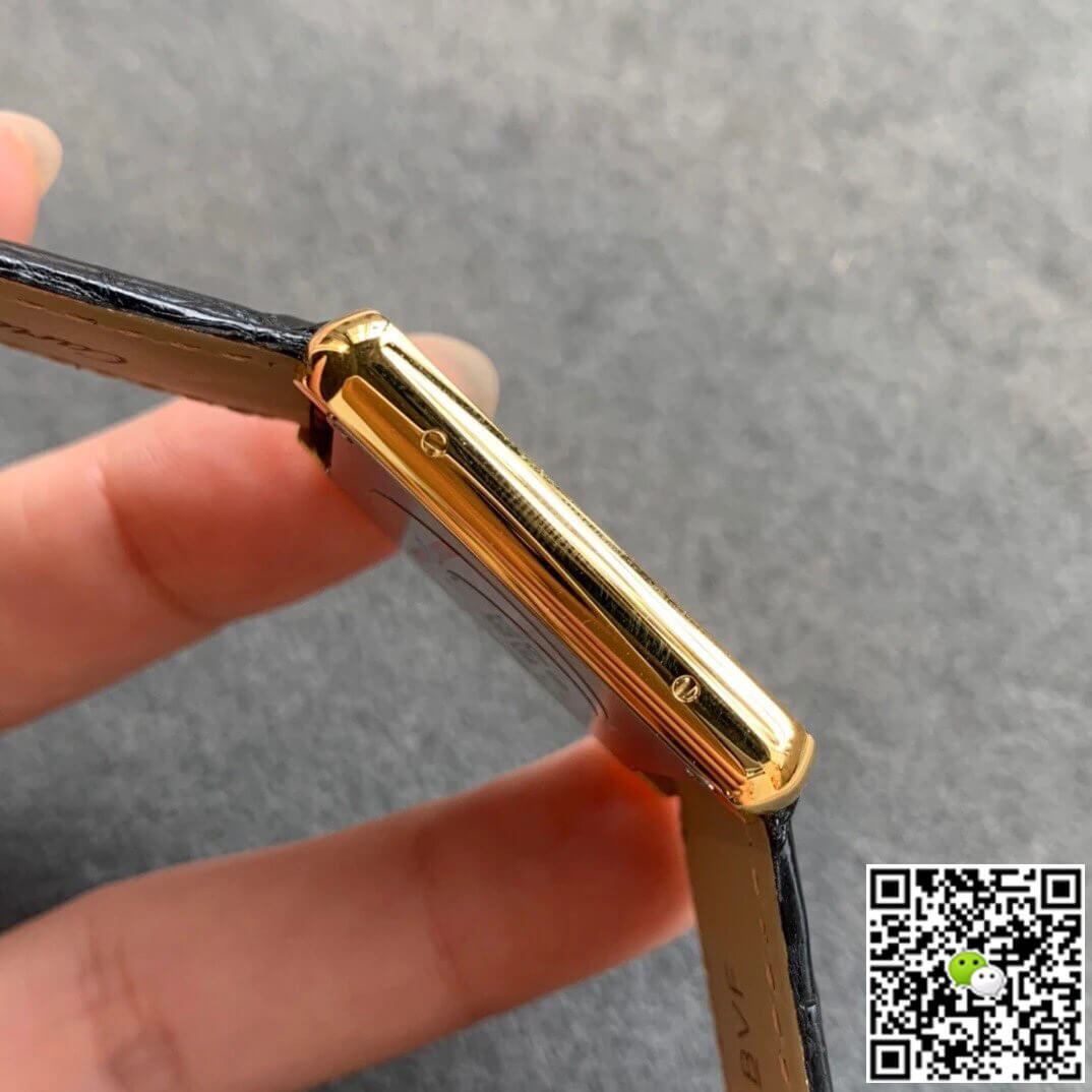 Best Replica Replica Cartier Tank 1:1 Best Edition K11 Factory V2 Yellow Gold White Dial - Colareps
