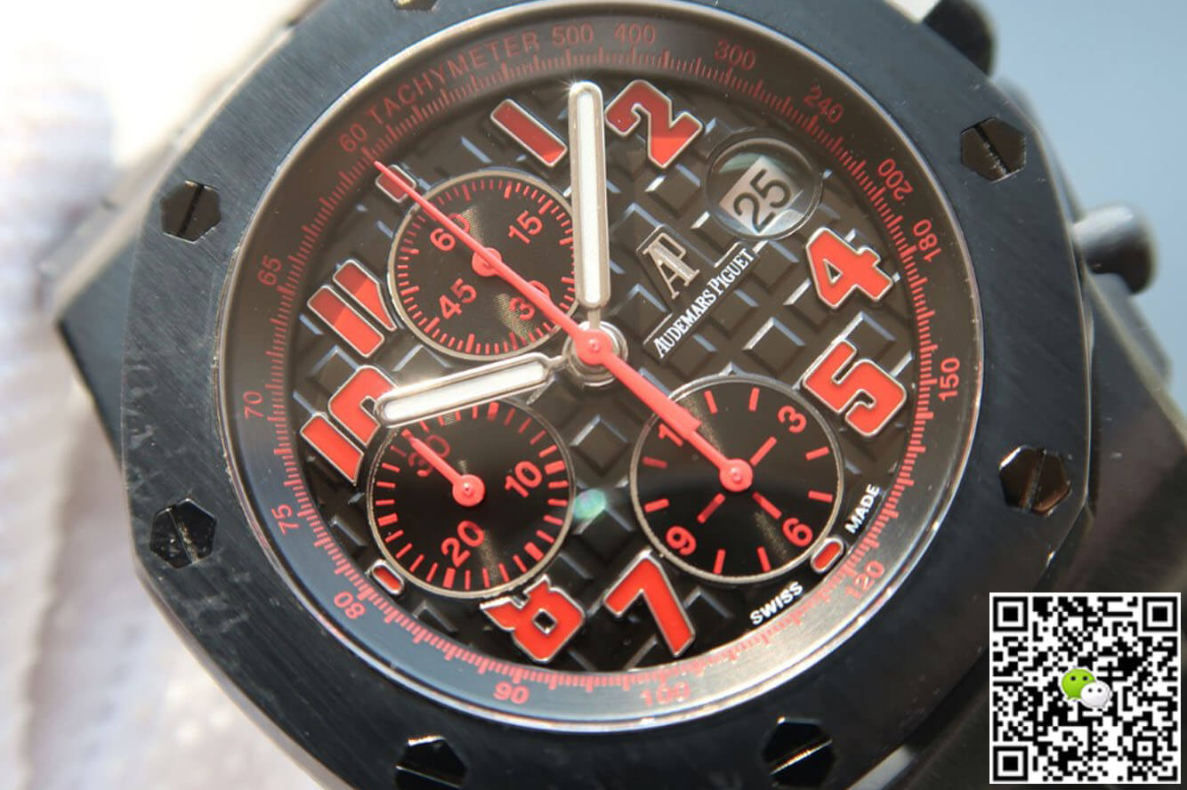 Best Replica Replica Audemars Piguet Royal Oak Offshore 26186SN.OO.D101CR.01 1:1 Best Edition JF Factory Black Dial - Colareps