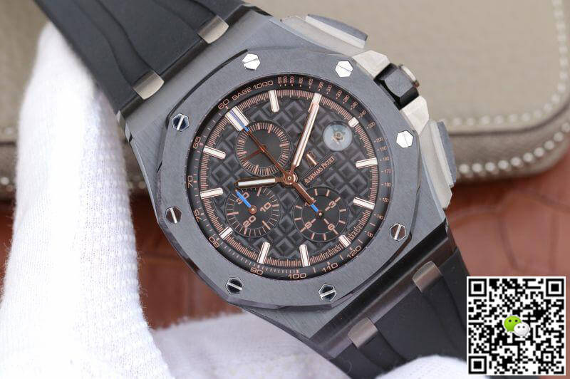 Best Replica Replica Audemars Piguet Royal Oak Offshore 26400SO.OO.A002CA.02 JF Factory 1:1 Best Edition Swiss ETA3126 Black Textured Dial - Colareps
