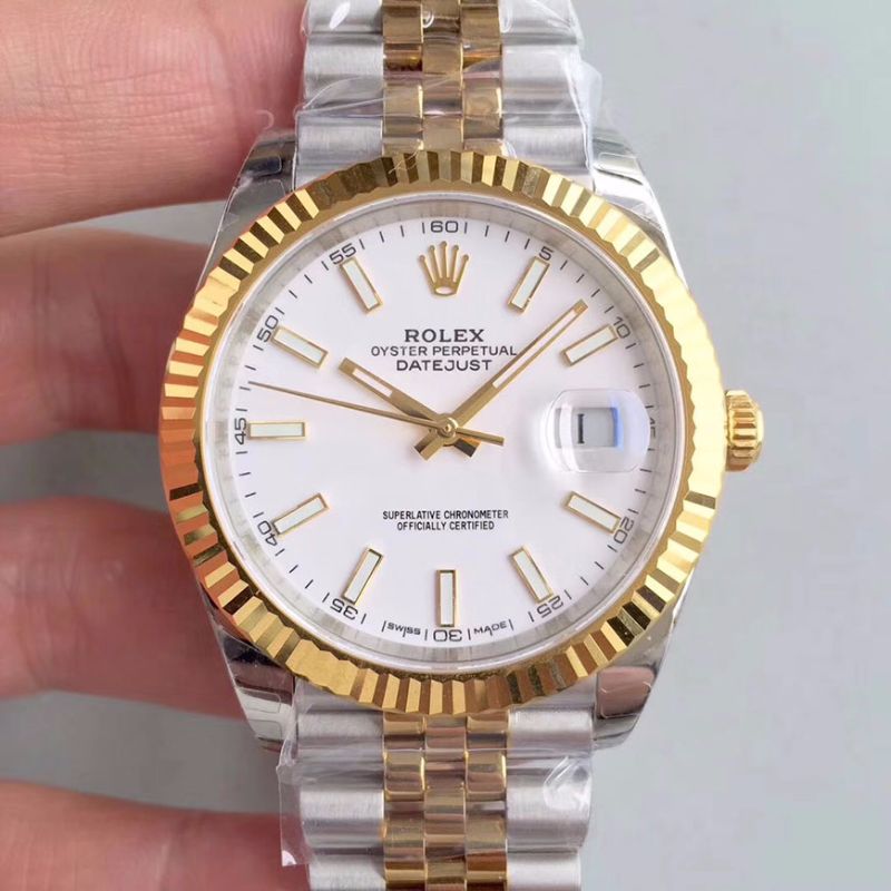 Best Replica Replica Rolex Datejust M126333-0016 Mechanical Watches 1:1 Best Edition White Dial - Colareps