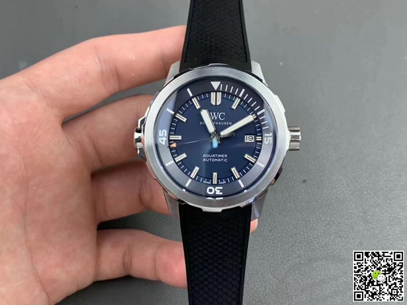 Best Replica Replica IWC Aquatimer IW329005 1:1 Best Edition V6 Factory Blue Dial Swiss ETA9015 - Colareps