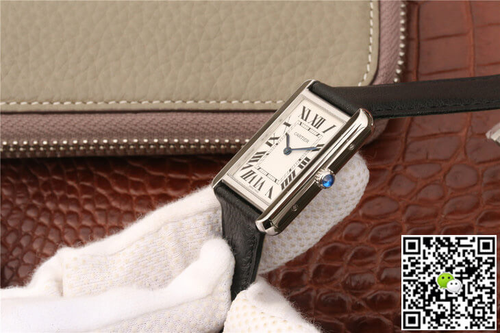 Best Replica Cartier Replica Tank WSTA0028 1:1 Best Edition K11 Factory White Dial - Colareps