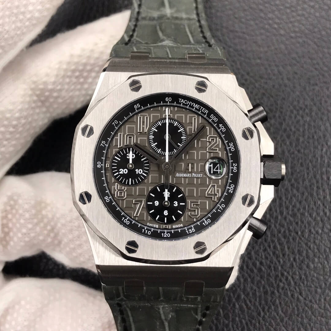 Best Replica Replica Audemars Piguet Royal Oak Offshore 26470ST.OO.A104CR.01 1:1 Best Edition JF Factory Dark Grey Dial - Colareps