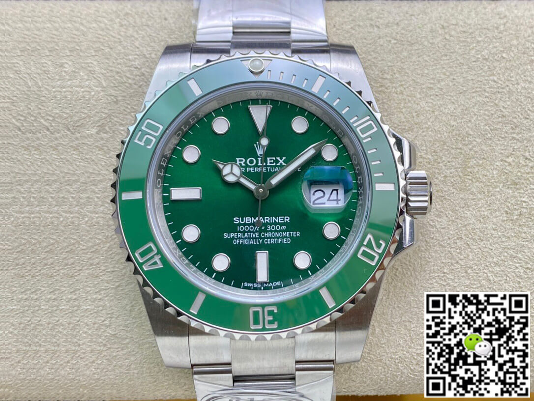 Best Replica Rolex Submariner Replica 116610LV-97200 1:1 Best Edition Clean Factory V4 Green Dial - Colareps