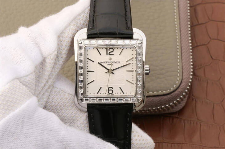 Best Replica Vacheron Constantin Replica Historiques 86300 1:1 Best Edition GS Factory Diamond Bezel - Colareps